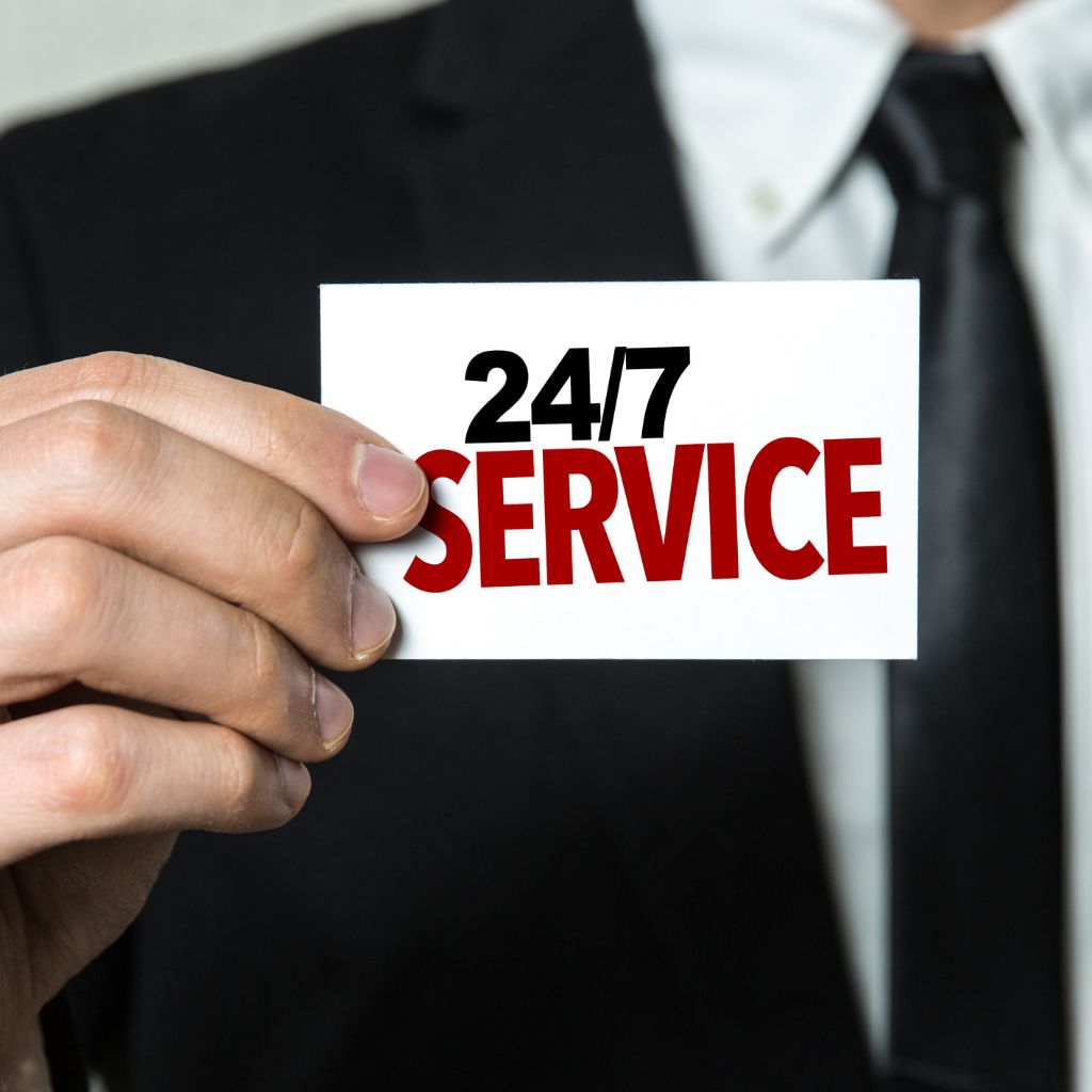 24/7 service